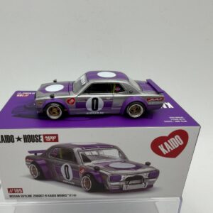 MINI GT 1:64 NISSAN SKYLINE 2000 GTR KAIDO WORKS V1 caja abierta