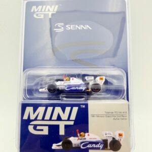 MINI GT 1:64 TOLEMAN TG184 AYRTON SENNA 1984 MONACO BLISTER