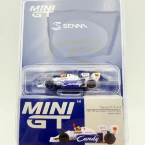 MINI GT 1:64 TOLEMAN TG184 AYRTON SENNA 1984 MONACO BLISTER