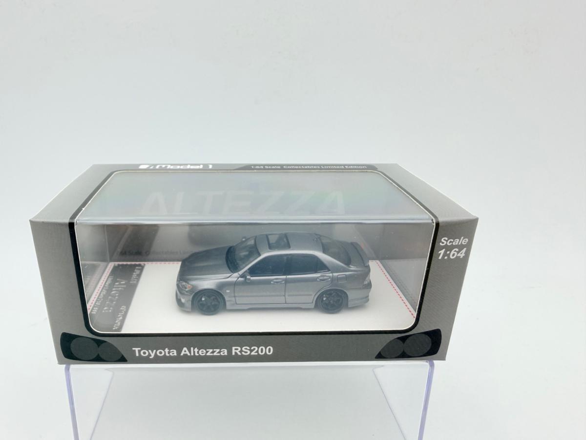 MODEL ONE 1:64 TOYOTA ALTEZZA RS200 SXE10 GUMMETAL GRAY NOVEDAD - Imagen 5