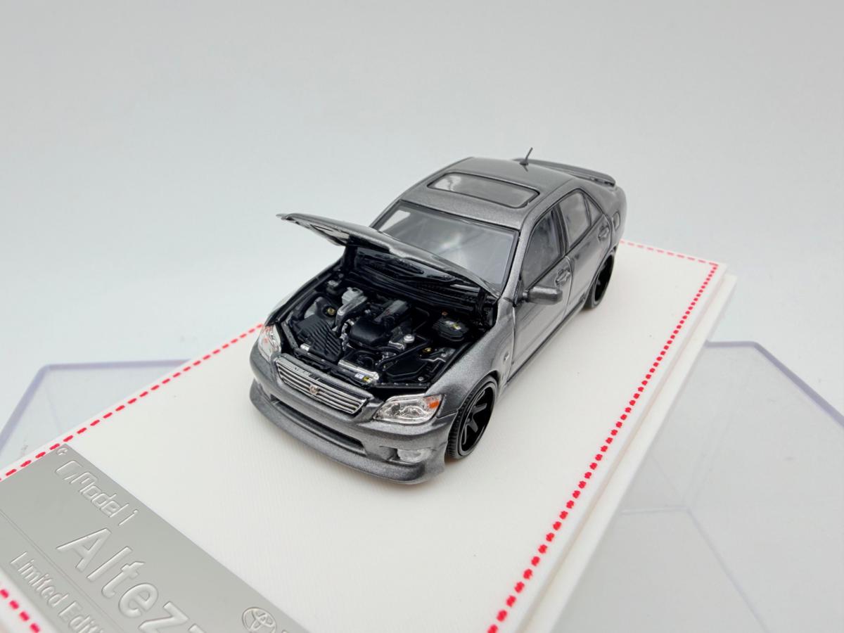 MODEL ONE 1:64 TOYOTA ALTEZZA RS200 SXE10 GUMMETAL GRAY NOVEDAD - Imagen 2