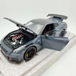 MOTORHELIX 1:18 NISSAN GTR NISMO R35 SPECIAL EDITION 2022 NISMO STEALTH GRATY