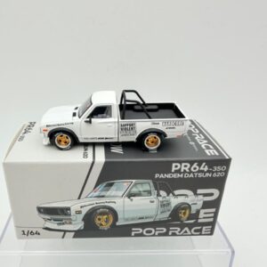 POP RACE 1:64 DATSUN PANDEM 620 WHITE