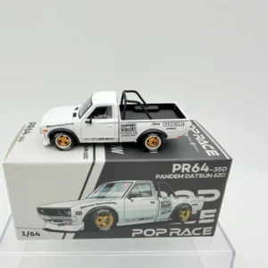 POP RACE 1:64 DATSUN PANDEM 620 WHITE