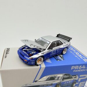 POP RACE 1:64 NISSAN SILVIA S13 PANDEM MOONTECH BLUE