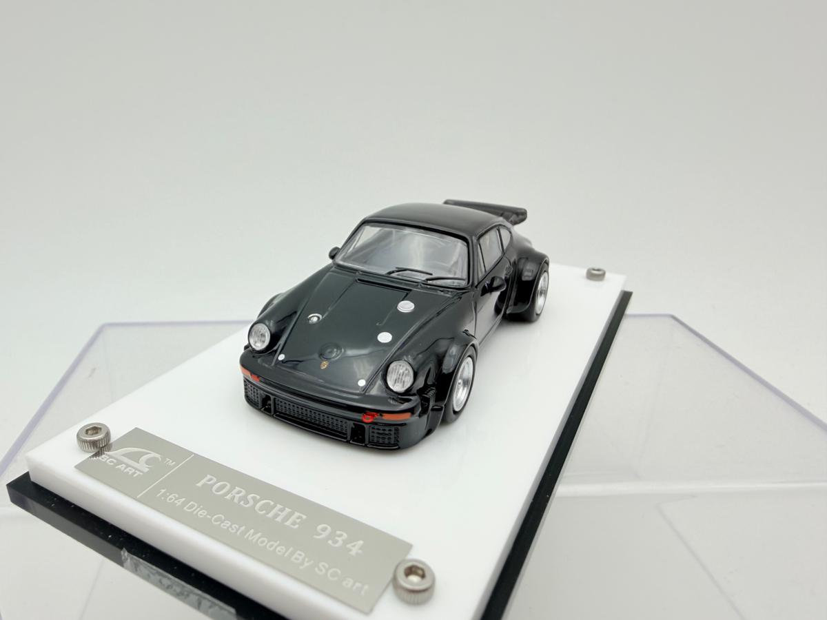 SC ART 1:64 PORSCHE 934 BLACK NOVEDAD - Imagen 2