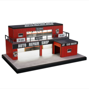 SHOU CANG 1:64 DIORAMA AUTO REPAIR SHOP  NOVEDAD