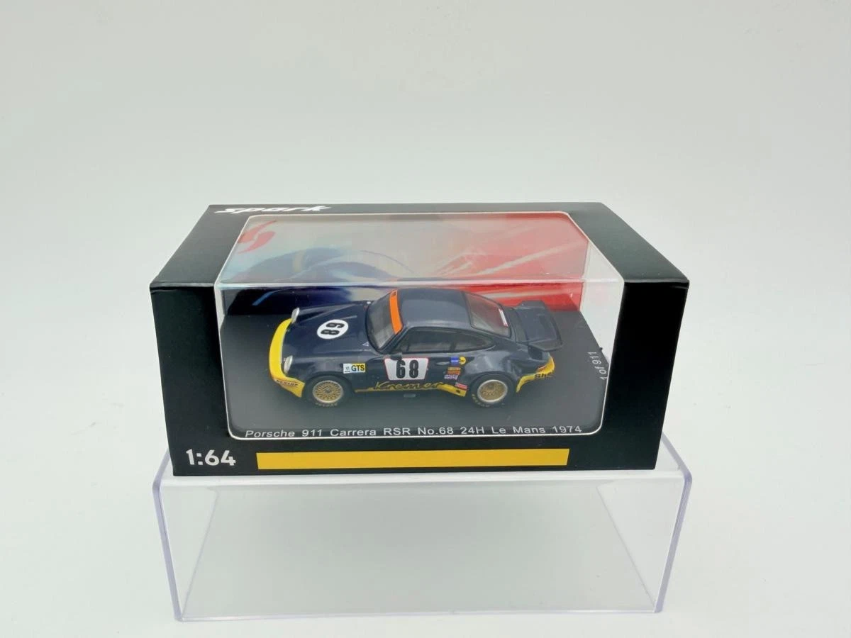 SPARK 1:64 PORSCHE 911 RSR 3.0 Nº68 24H LE MANS 1974