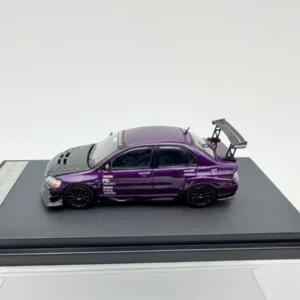 TIME MODEL 1:64 MITSUBISHI LANCER EVO 9 METALLIC PURPLE