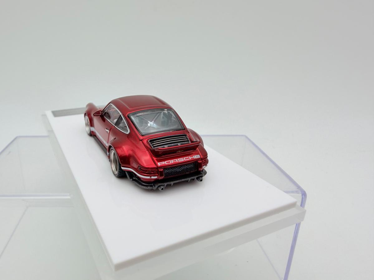 ZINCIT MODEL 1:64 PORSCHE SINGER DLS WINE RED NOVEDAD - Imagen 4