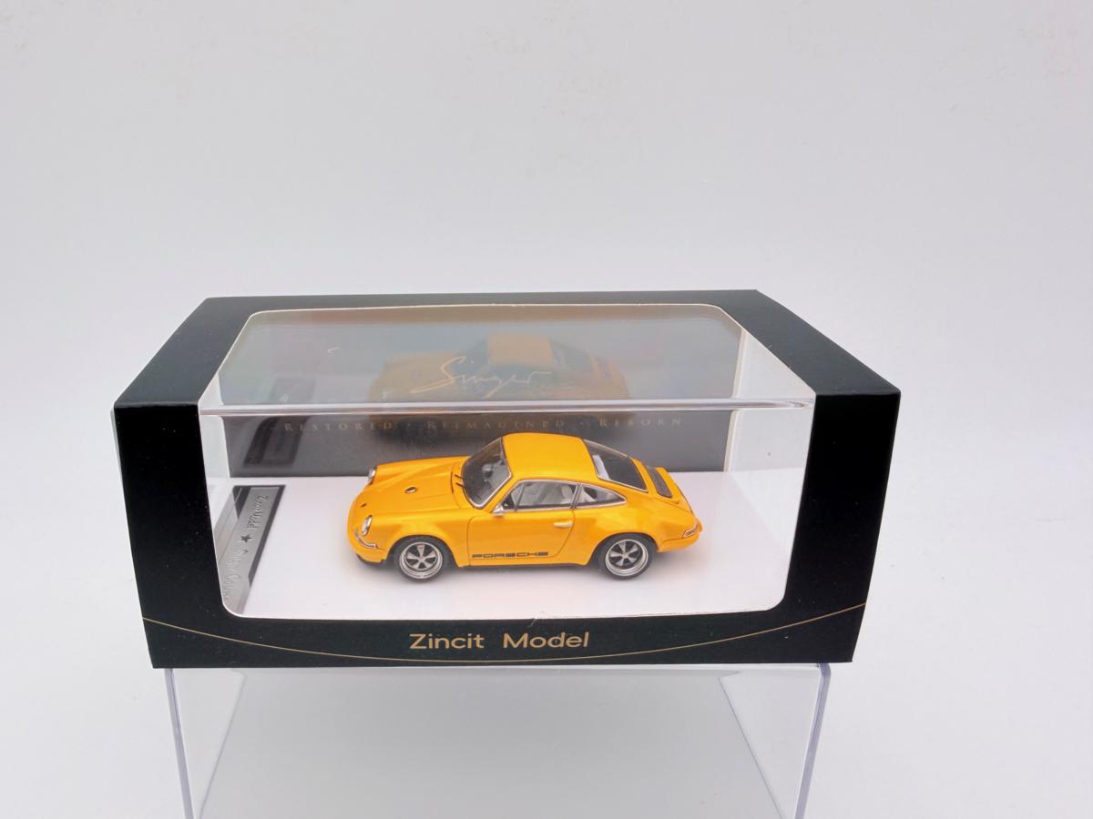 ZINCIT MODEL 1:64 PORSCHE SINGER DLS YELLOW NOVEDAD - Imagen 4