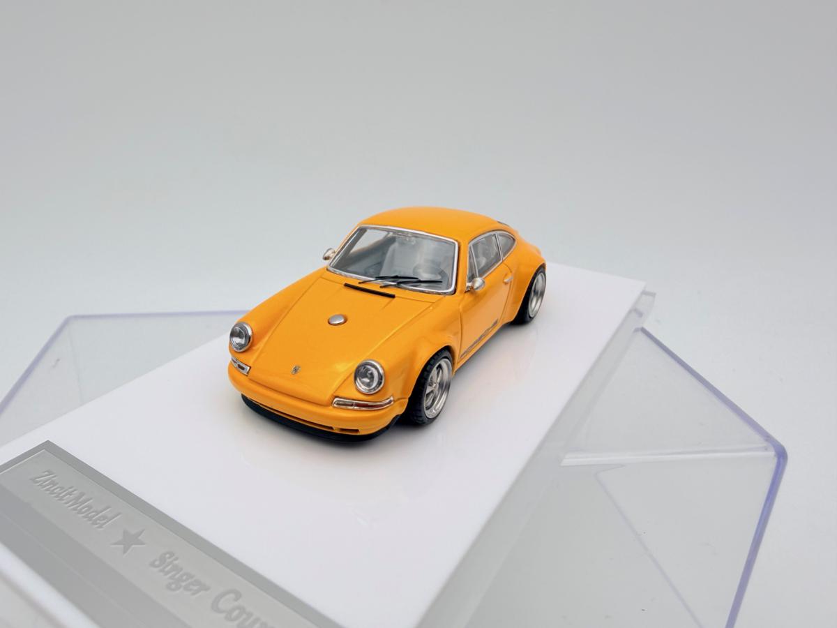 ZINCIT MODEL 1:64 PORSCHE SINGER DLS YELLOW NOVEDAD - Imagen 2