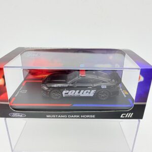 CM MODEL 1:64 FORD MUSTANG DARK HORSE POLICE