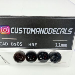 CUSTOMADDECALS 1:64 RUEDAS BS05 HRE BLACK