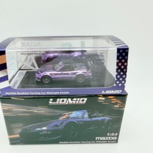 LIOMIO 1:64 MAZDA MX5 TOURING CAR MIDNIGHT