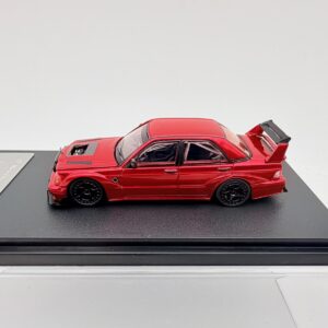 RHINO MODEL 1:64 MERCEDES W201 190E MODIFIED RED