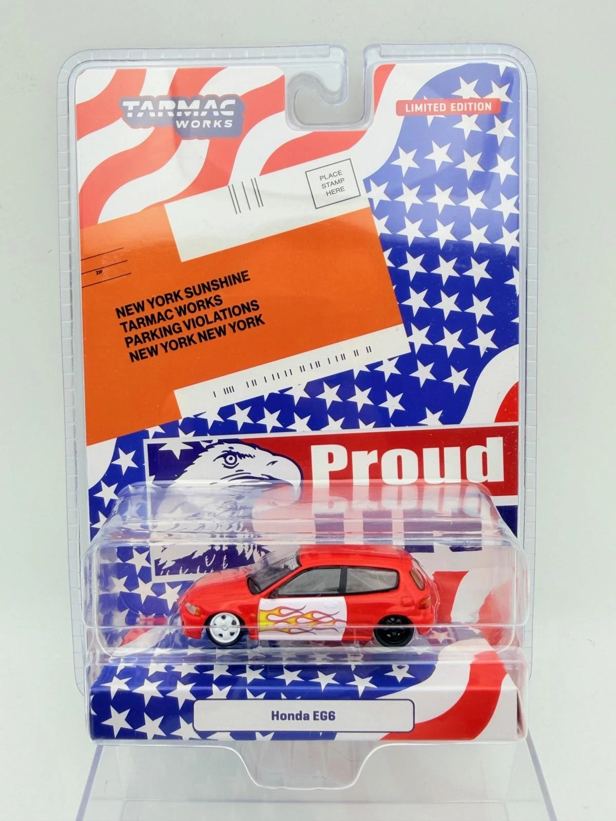 TARMAC WORKS 1:64 HONDA CIVIC EG6 NEW YORK SUNSHINE