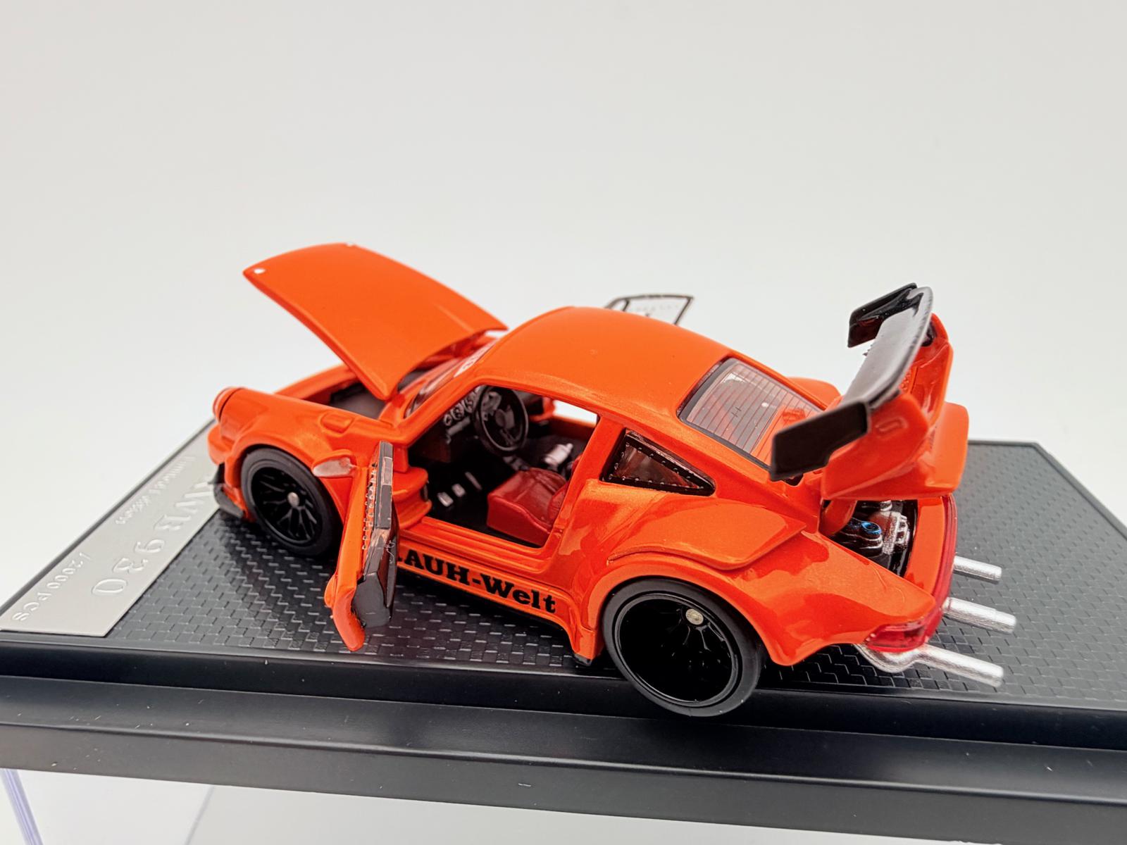 TPC 1:64 PORSCHE RWB 930 METALLIC ORANGE - Imagen 3