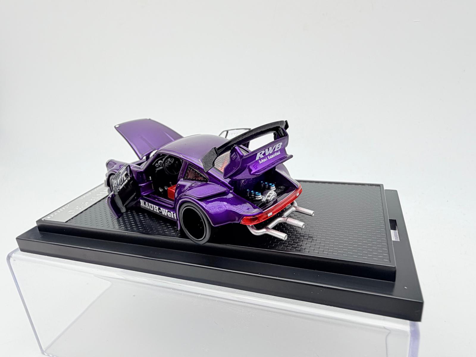 TPC 1:64 PORSCHE RWB 930 VIOLET PURPLE - Imagen 4