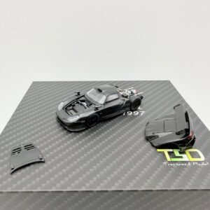 TRANSCEND 1:64 PORSCHE 911 GT1 BLACK CARBON FIBER TEXTURE