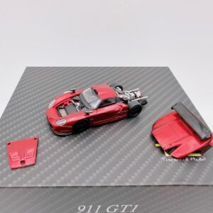 TRANSCEND 1:64 PORSCHE 911 GT1 RED CARBON FIBER TEXTURE
